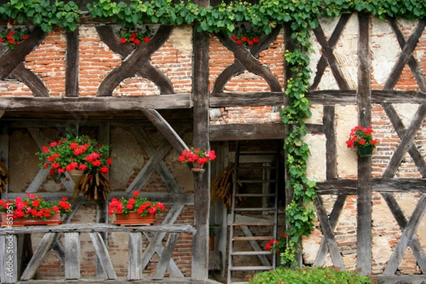 Obraz Farma Bressane, szczegół