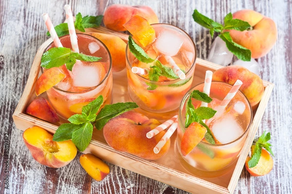 Obraz Peach lemonade