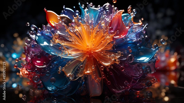 Obraz fractal background