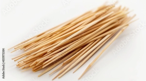 Fototapeta Toothpicks on a white background