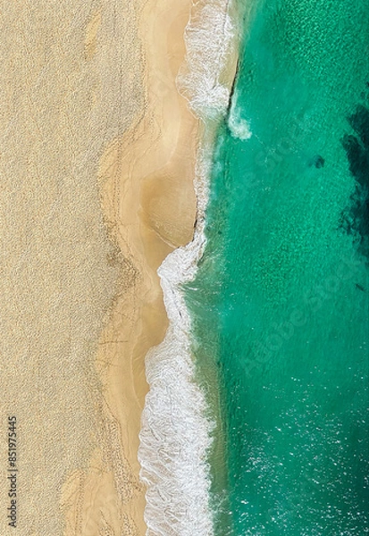 Obraz person on the beach