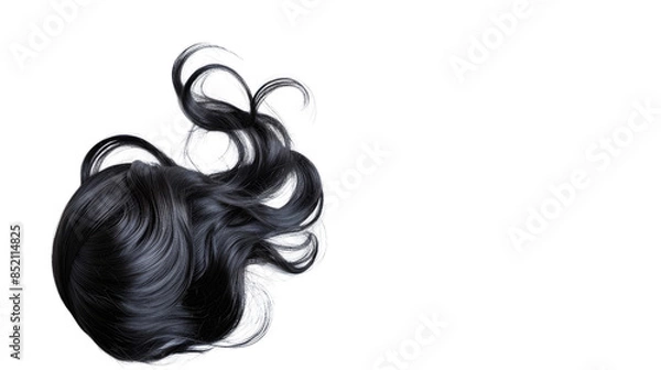 Fototapeta Wig on a transparent background