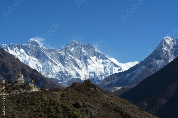 Obraz エベレストとローツェ