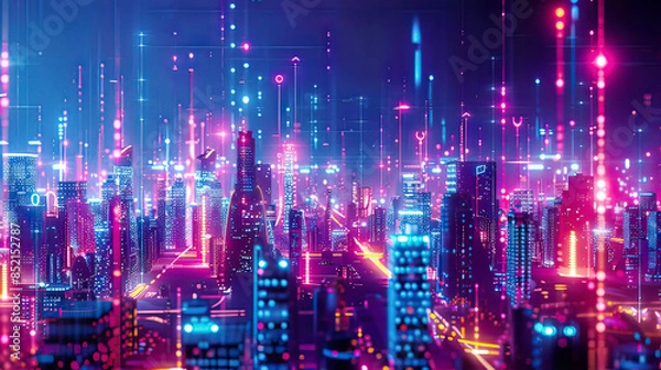 Fototapeta 5G technlogy Image High resolution
