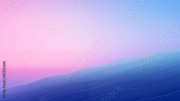 Fototapeta Gradient Waves Background