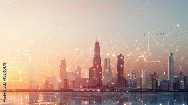 Fototapeta 5G technlogy Image High resolution