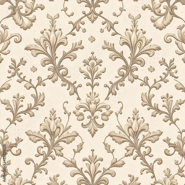 Fototapeta seamless floral background