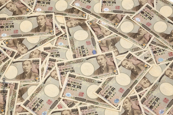 Obraz 一万円札/一万円札の背景素材