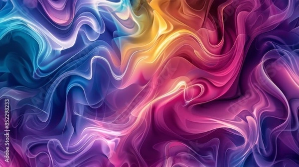 Fototapeta Seamless Gradient Fluid Motion Background