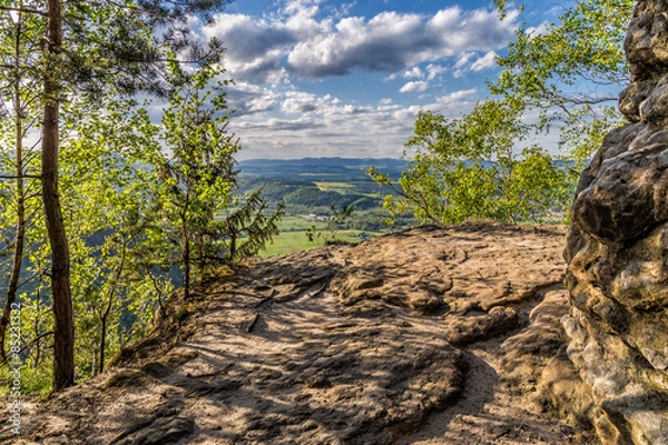 Obraz Baszty radkowskie, Góry Stołowe