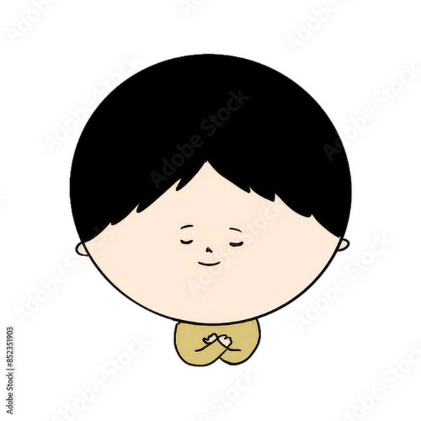 Obraz ホッとする人