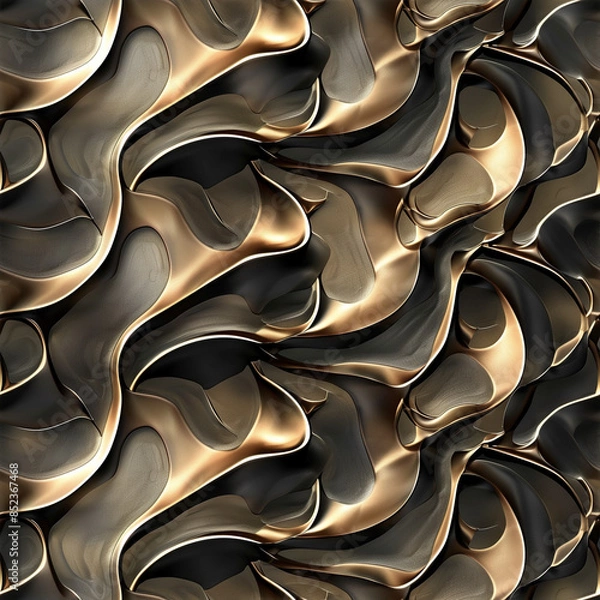 Fototapeta 青銅とニッケルの複合金属テクスチャ
