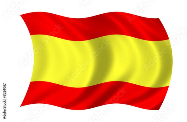 Obraz Spanien Fahne
