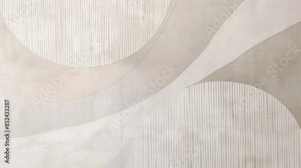 Obraz Abstract white and grey background. Subtle abstract background, blurred patterns. Light pale vector background. Abstract pale geometric pattern.