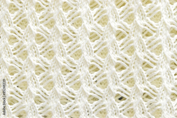 Fototapeta knit yarn fabric for pattern background