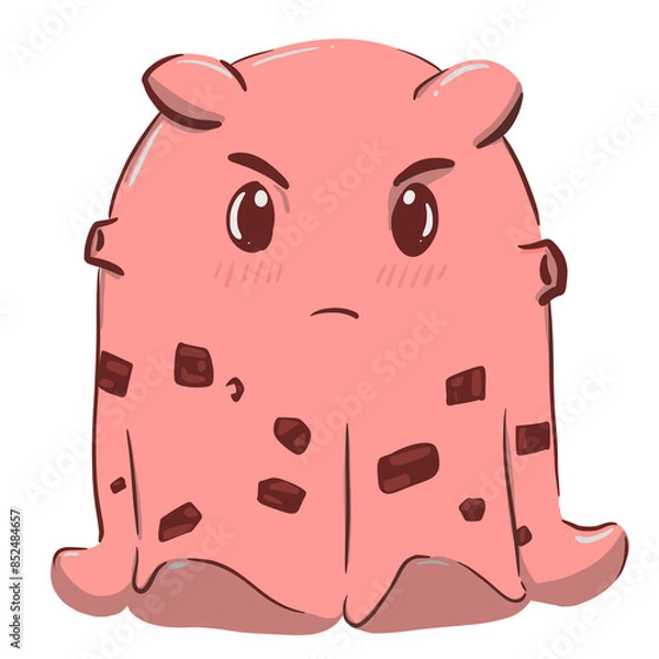 Obraz Squid in the deep sea