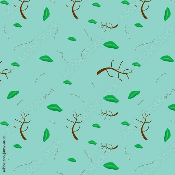 Obraz Plant Seamless Pattern.