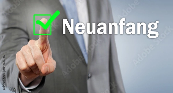 Fototapeta Neuanfang