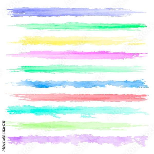 Obraz pędzle akwarelowe