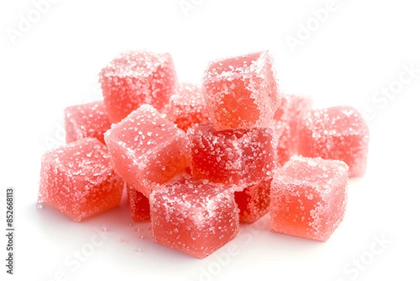 Obraz  Stack of Red Sugar-Coated Gummies