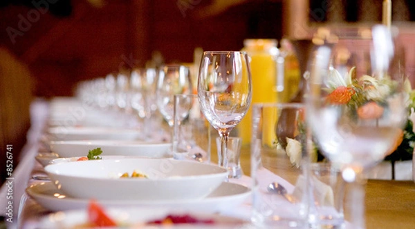 Obraz wedding table