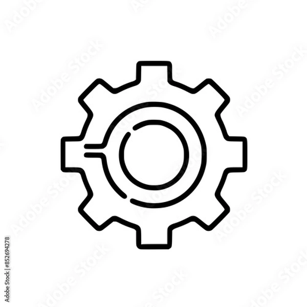Fototapeta Gears Silhouette, Steampunk Svg, Clockwork Svg, Gears dxf, gear, icon, machine, business, wheel, vector, cog, cogwheel, gears, technology, machinery, mechanism, symbol, illustration, industry, concept