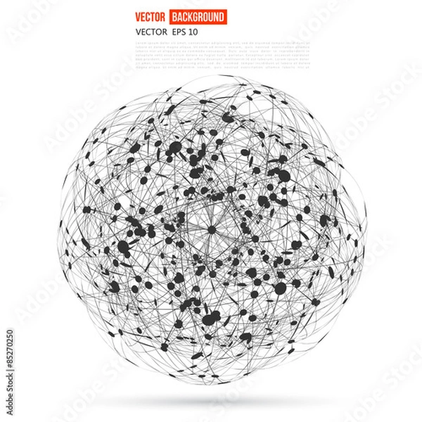 Fototapeta Vector Social Networks 
