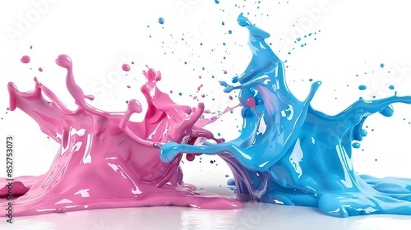 Fototapeta Abstract white and black background with spotless