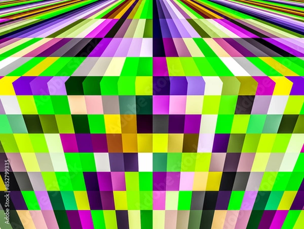 Fototapeta Abstract collage of colors. Beautiful abstract geometric style texture background for use at graphic design and wrapping paper.