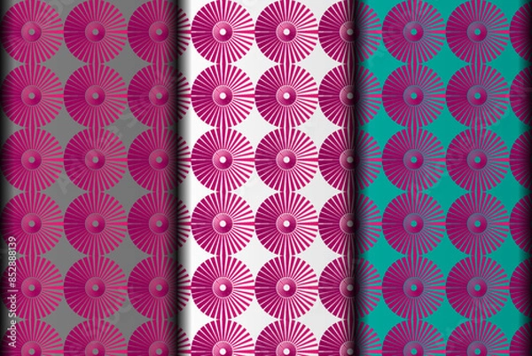 Obraz Vector eps seamless pattern design element template.