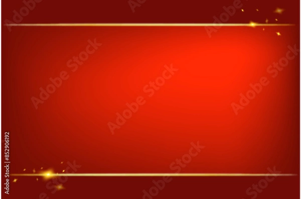 Obraz the luxury on red background