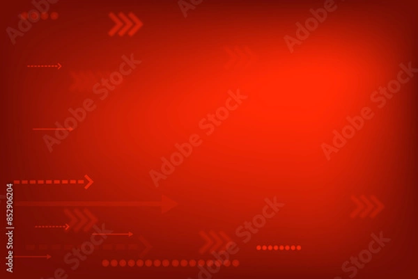 Obraz technology background by using arrow in grow up concept 