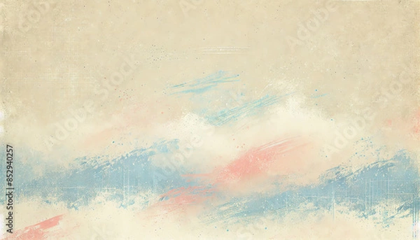 Obraz Simple graffiti texture wallpaper with light beige concrete background