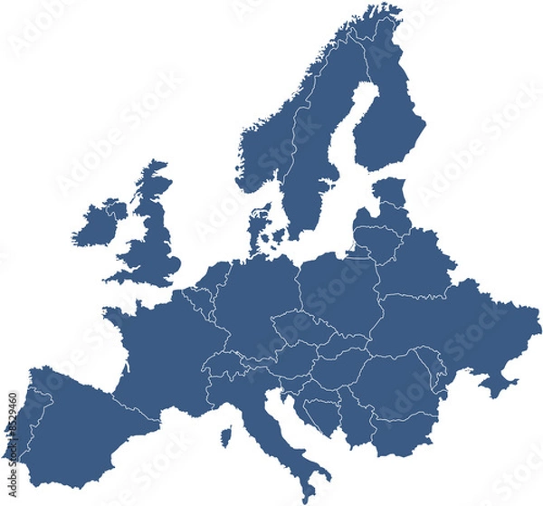 Obraz Karta europejska