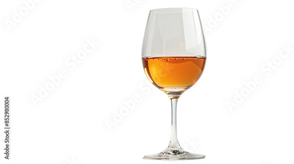 Obraz Glass of wine on a transparent background