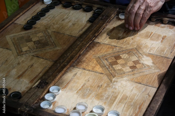 Obraz The backgammon Competition game