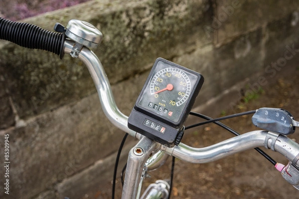 Obraz Nostalgischer Fahrrad Tacho