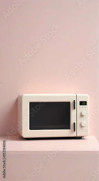 Obraz microwave oven in a kitchen