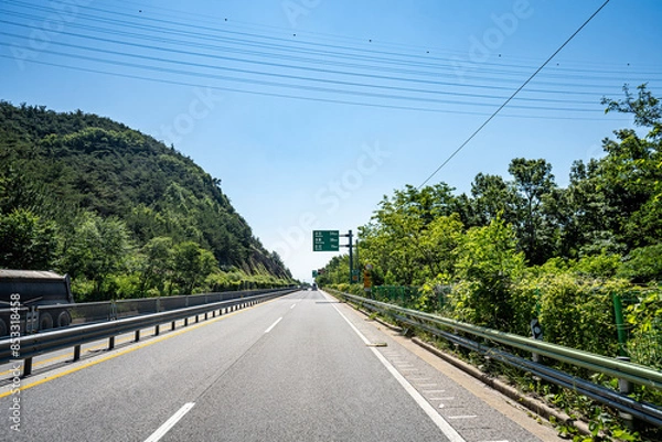 Fototapeta 빈 도로