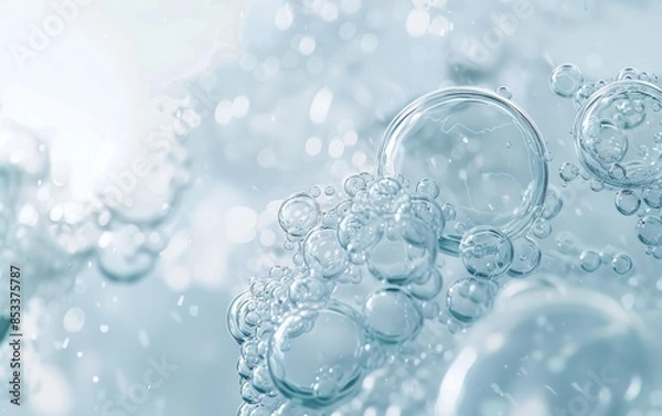 Fototapeta Water Bubbles Abstract Background