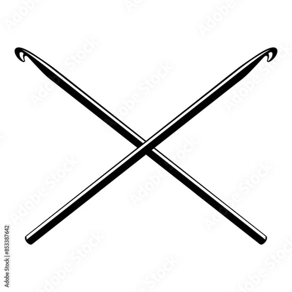 Obraz Crochet Hook Logo