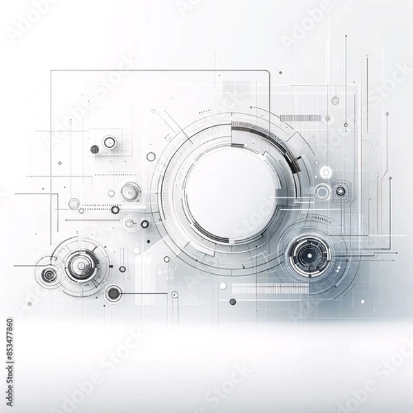 Obraz abstract technology background