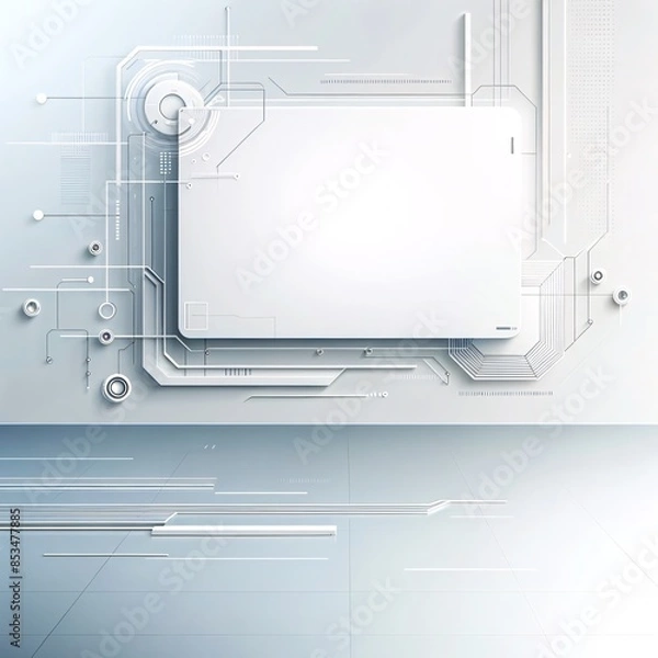 Obraz abstract technology background