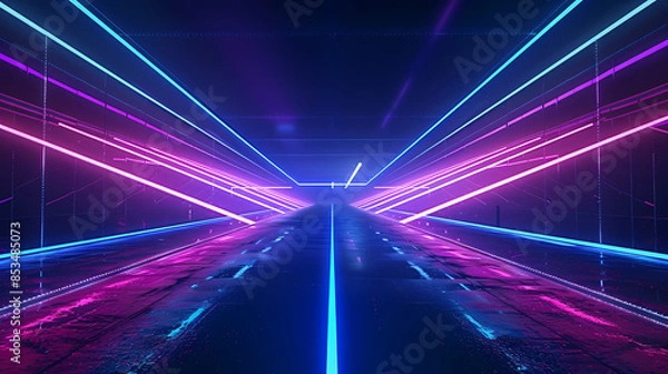 Fototapeta Neon abstract background