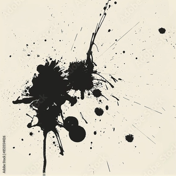 Obraz Grunge watercolor spots, blots.