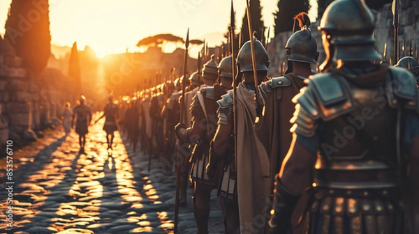 Fototapeta Roman empire, gladiators stoic