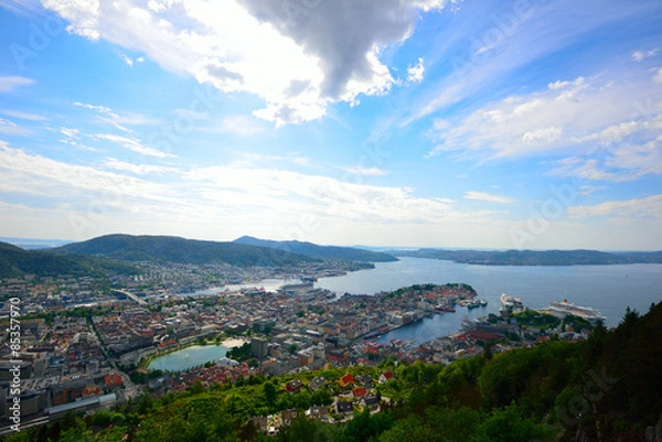 Fototapeta ベルゲンの眺め