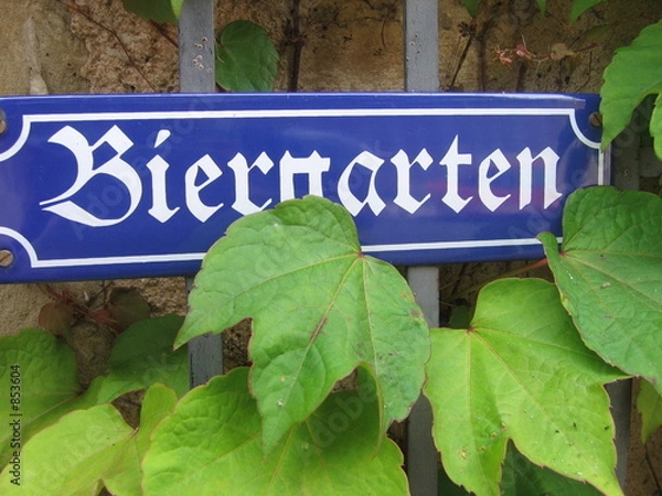Obraz biergarten.