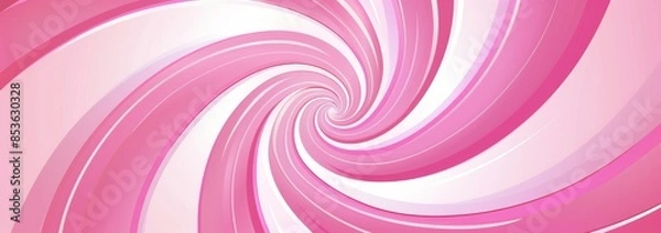 Fototapeta Smooth pink candy swirl pattern with delicate sparkles, offering a dreamy background for product showcasing