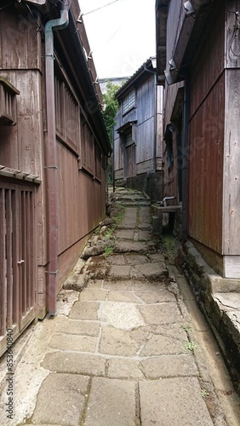 Fototapeta 宿根木町並み